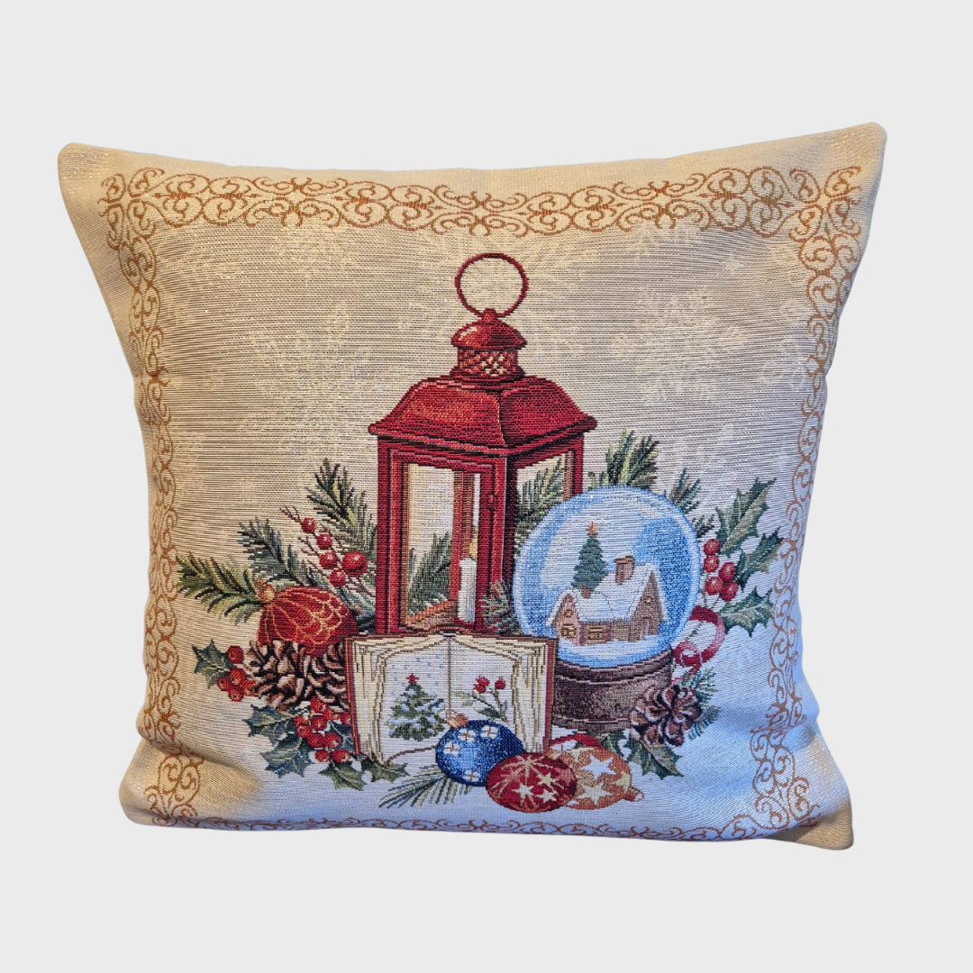 Festive Snowglobe Cushion Cover