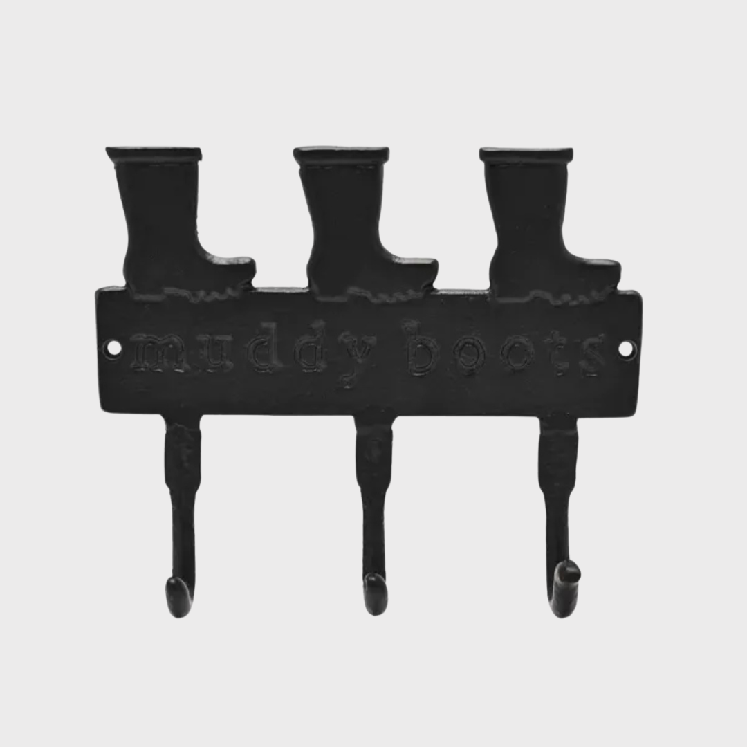 Muddy Boots Coat Hook