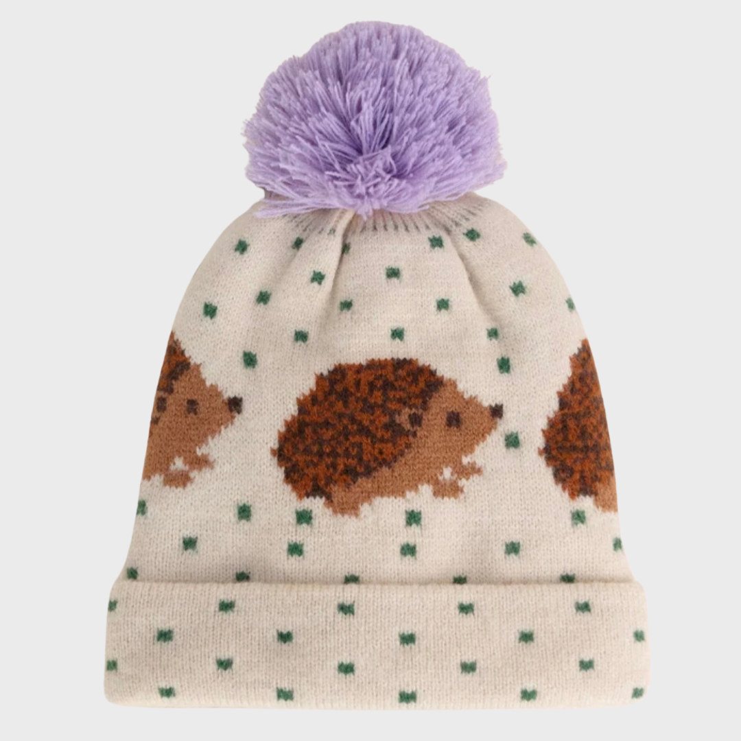 Kids Hedgehog Hat Cream