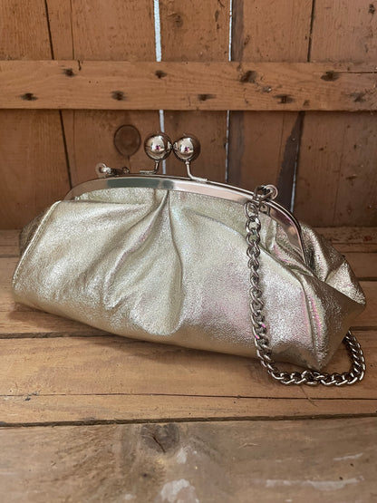 The Audrey Leather Clutch Bag