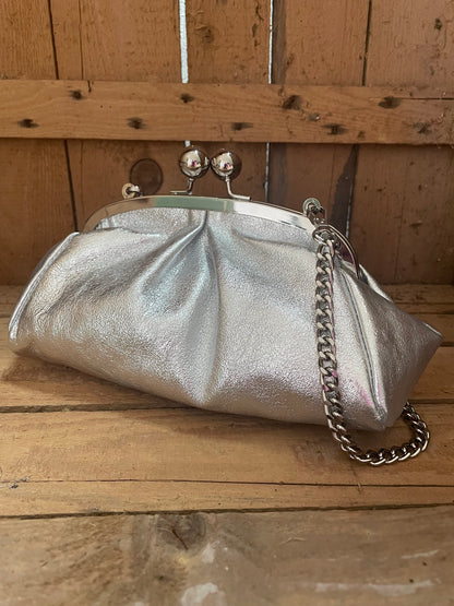 The Audrey Leather Clutch Bag