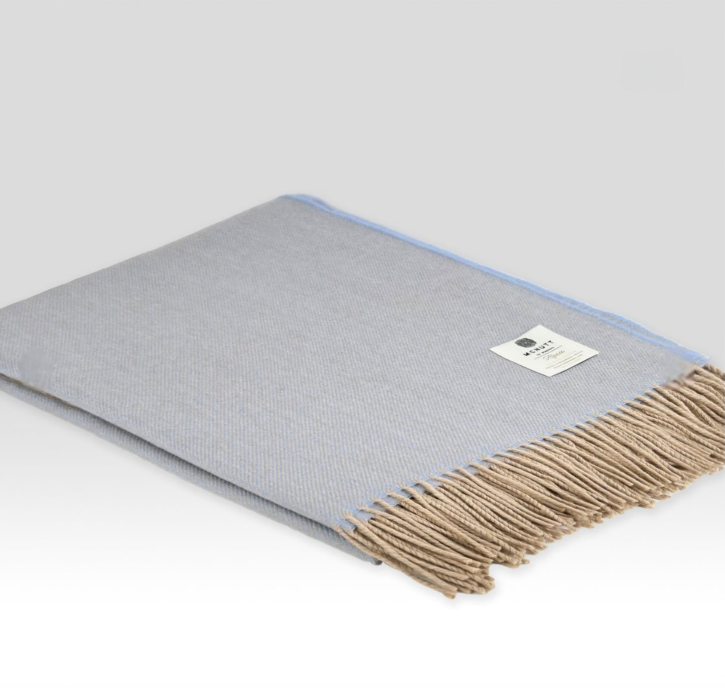 McNutt Alpaca Throw Blue Moon