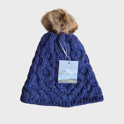 Aran Woollen Mills Bobble Hat