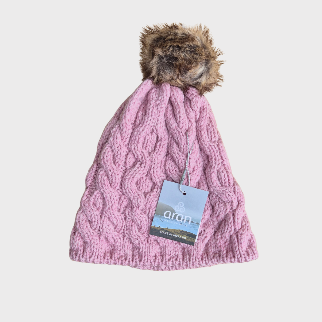 Aran Woollen Mills Bobble Hat
