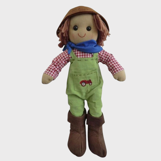 Powell Craft Farmer Rag Doll