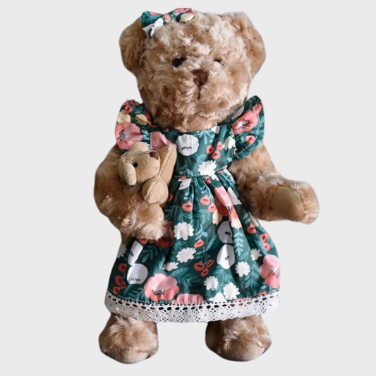 Powell Craft Teddy in Green Floral Dress