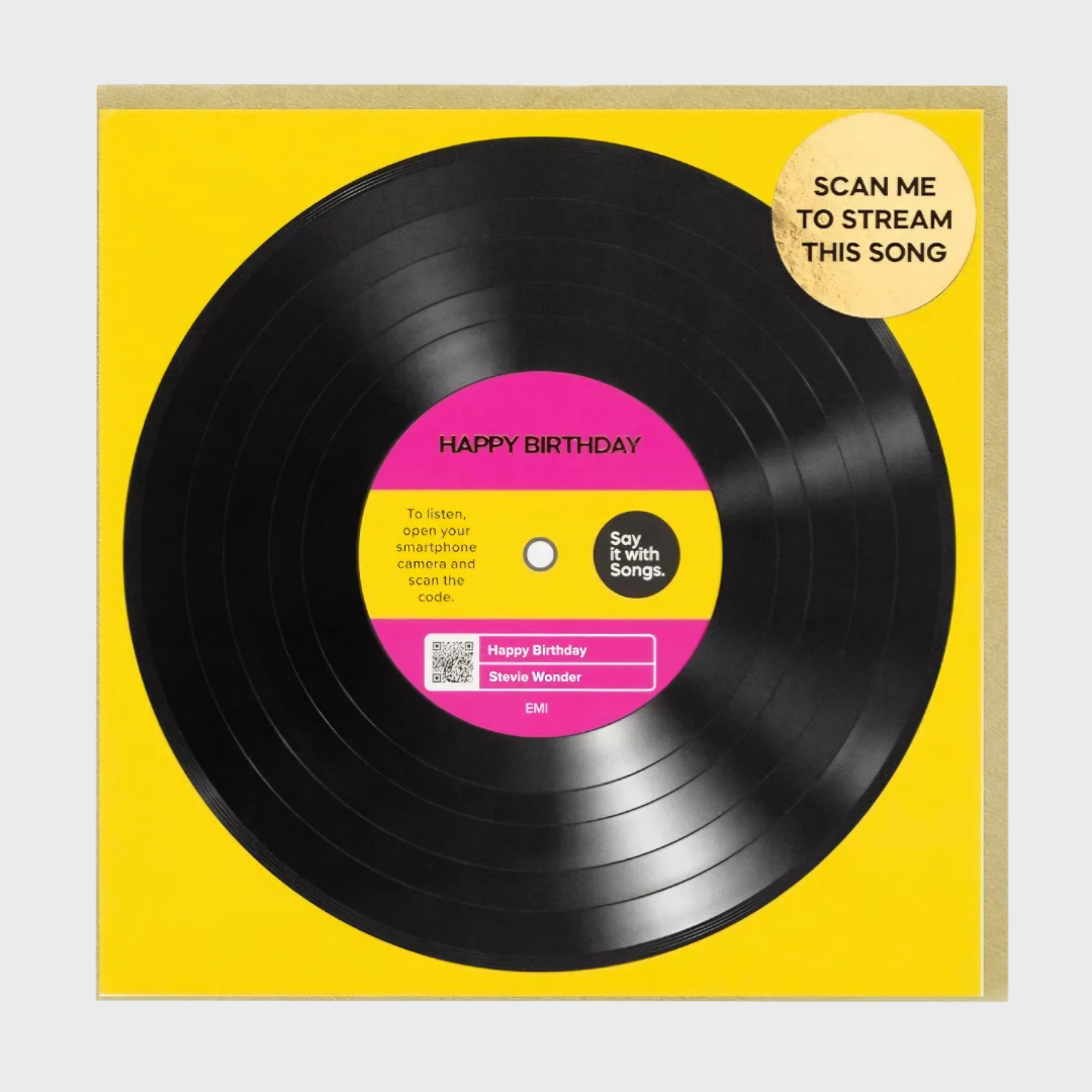 Happy Birthday by Stevie Wonder Card