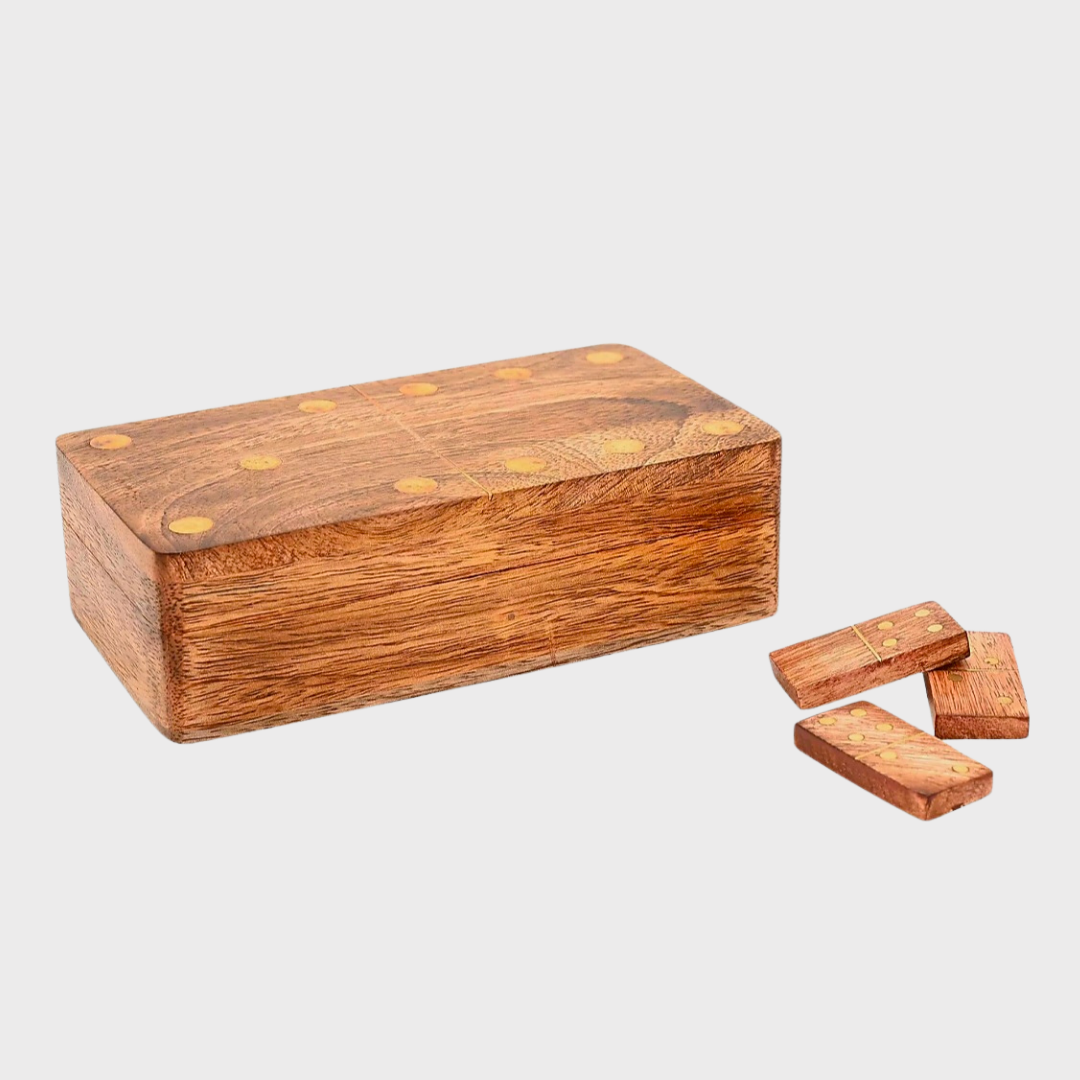Wooden Dominoes Set