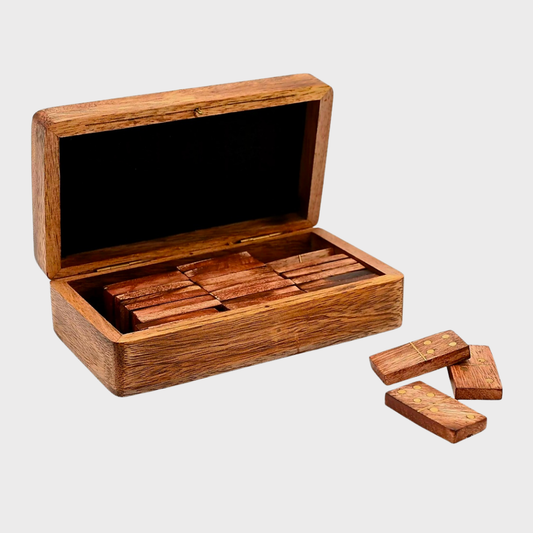 Wooden Dominoes Set