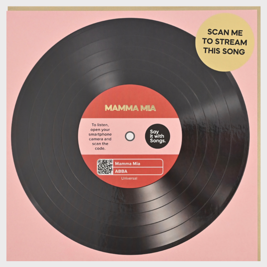 Mamma Mia - Abba Card
