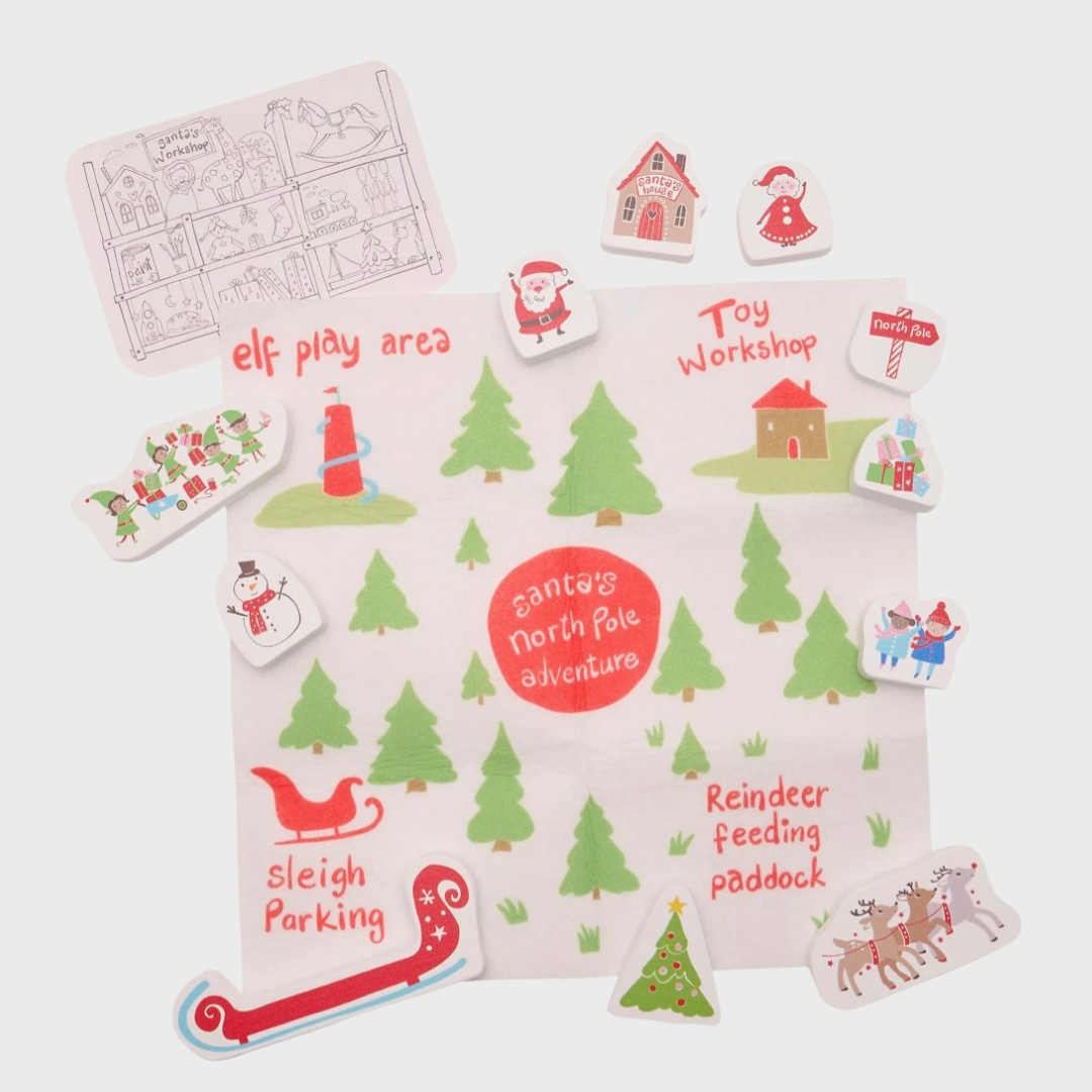 Santa's North Pole Adventure Gift in a Tin