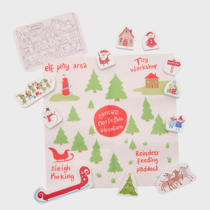 Santa's North Pole Adventure Gift in a Tin