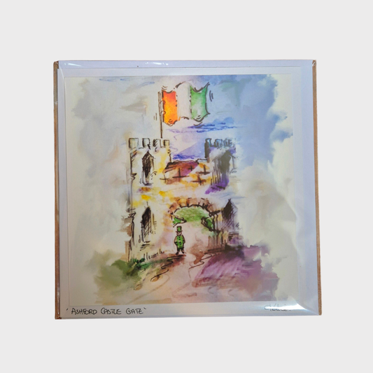 Birch Cottage Ashford Castle Gate Card