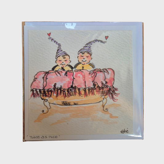 Birch Cottage Twice as Nice Card