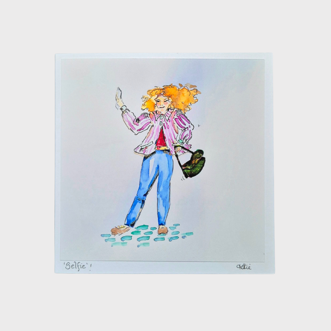 "Selfie" Greeting Card