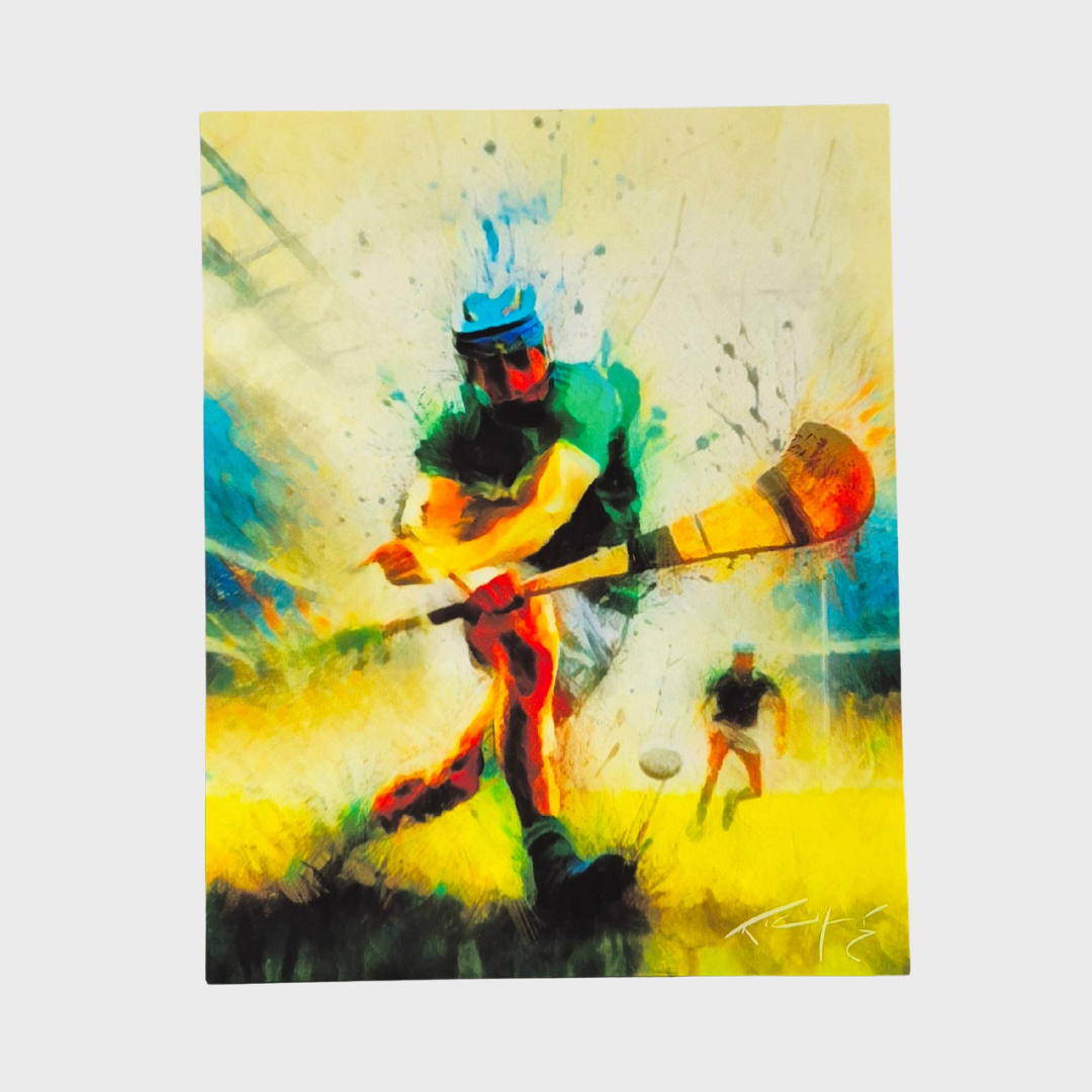 Irish Hurler Print