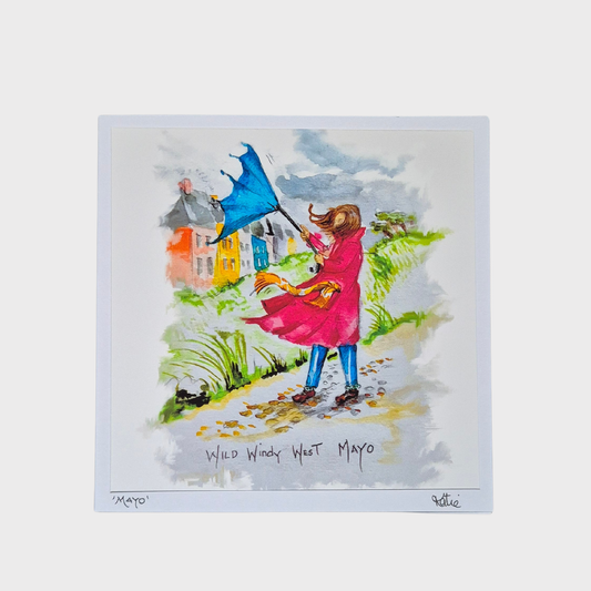 'Wild Windy West Mayo' Card