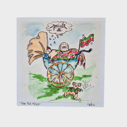 'Sam For Mayo' New Baby Greeting Card