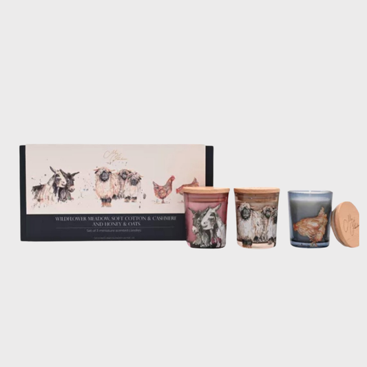 Meg Hawkins The Farm Set of 3 Candles