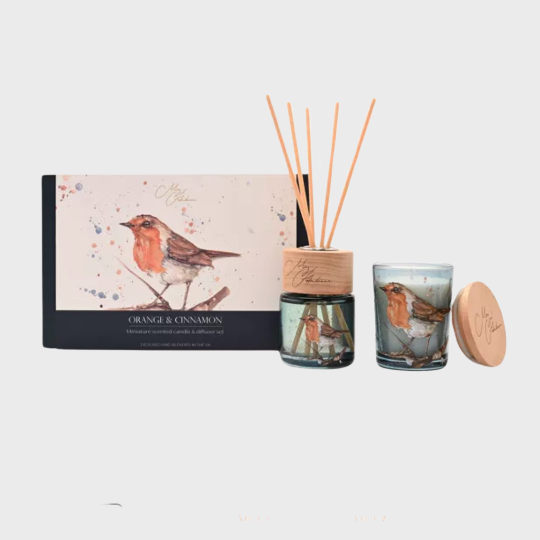 Meg Hawkins Robin Candle & Diffuser Set