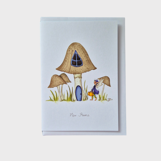 New Home Flower Fairy Greeting Card