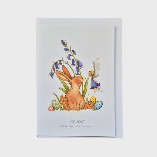 Bluebell Flower Fairy Greeting Card