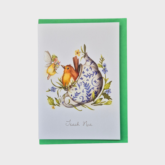 Teach Nua Flower Fairy Greeting Card
