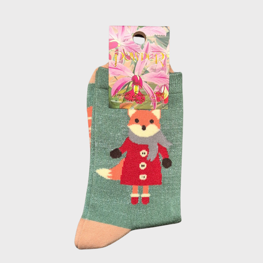 Powder Glitter Ankle Socks