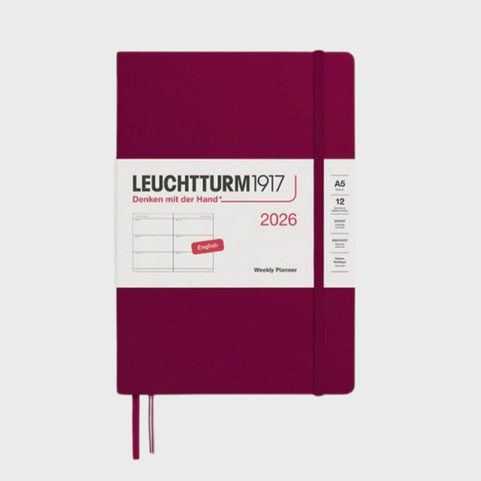 12-month Weekly A5 Planner: 2026