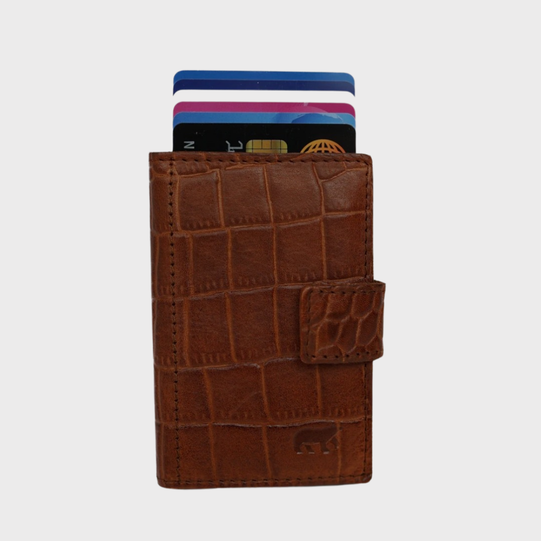 Bear Pip Leather Wallet