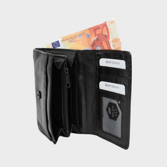 Bear Leather Purse