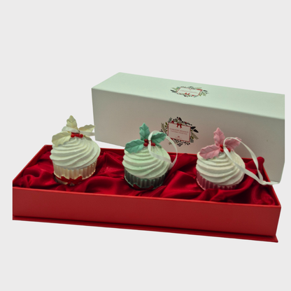 Cupcakes Set of 3 Hanging Decorations
