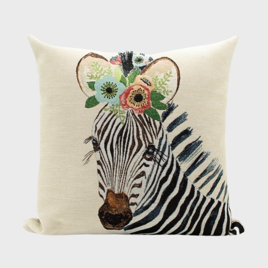 Little Zippy Zebra Cushion Cover