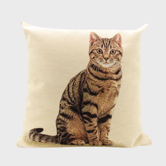 Tabby Cat Cushion Cover