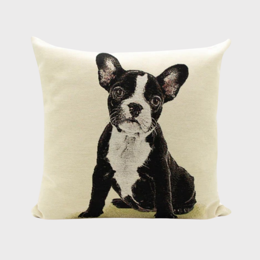 Boston Puppy Cushion Cover
