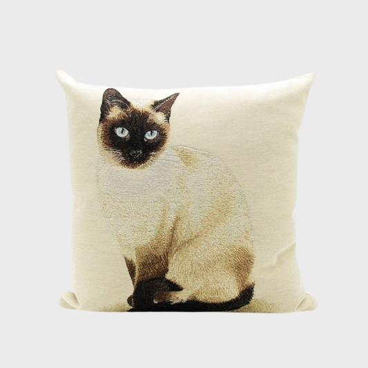 Jinx Siamese Cat Cushion Cover