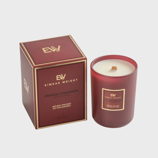 Orange Cinnamon Scented Candle