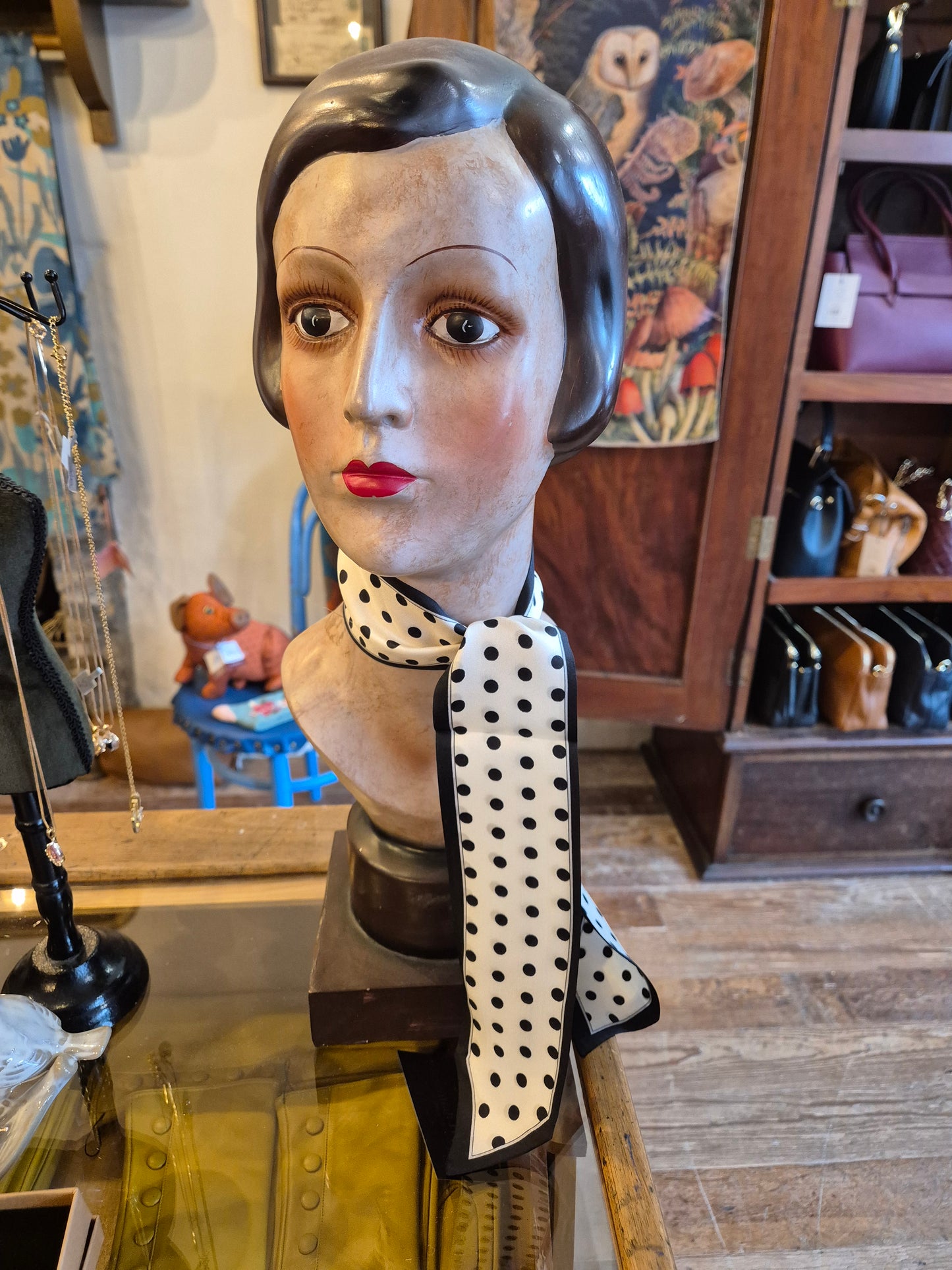 Mulberry Silk Polka Dot Neck Tie