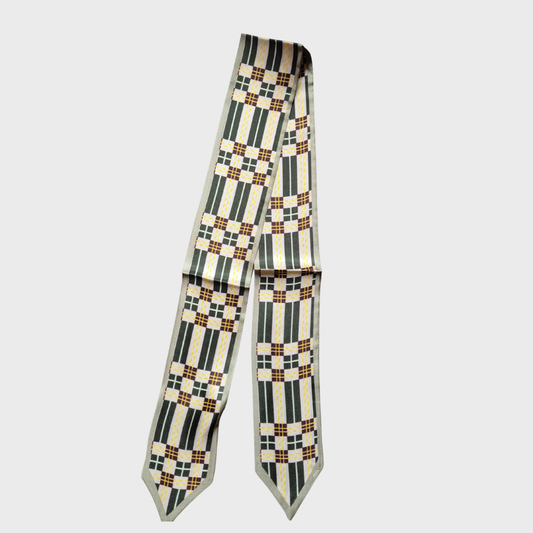 Mulberry Silk Geometric Neck TIe