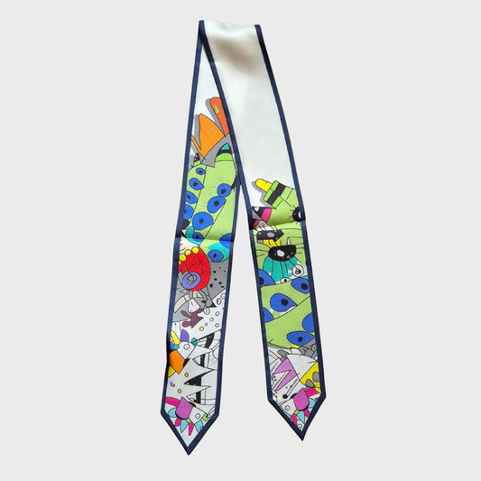 Mulberry Silk Print Neck Tie