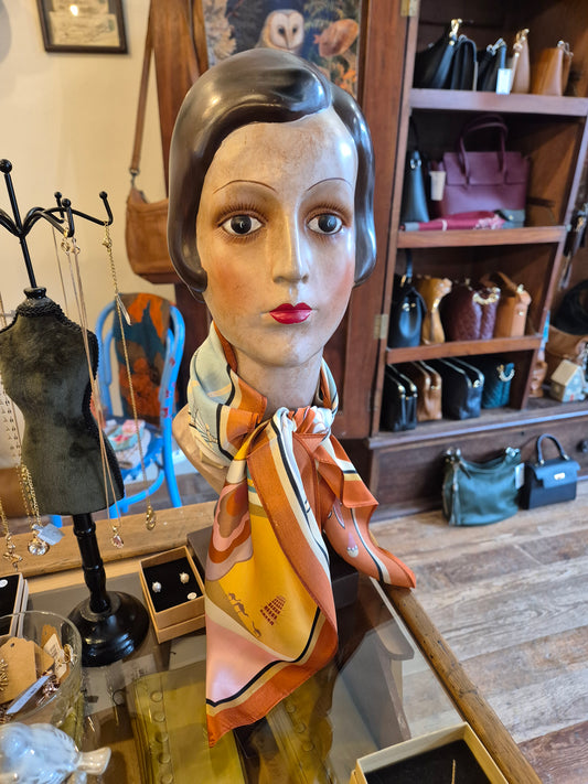 Mulberry Silk Square Baroque Scarf