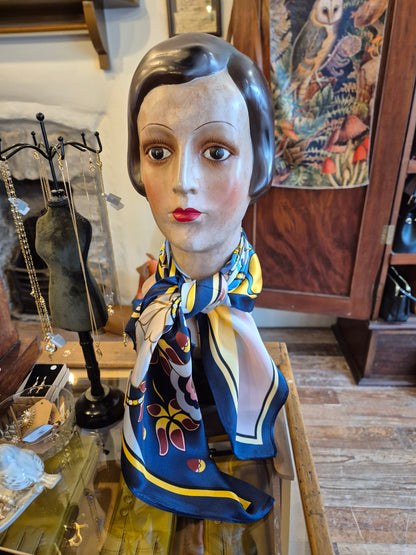 Mulberry Silk Square Baroque Scarf