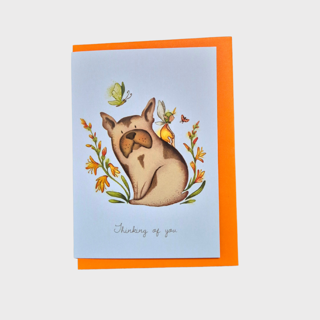 Thinking of You Flower Fairy Greeting Card