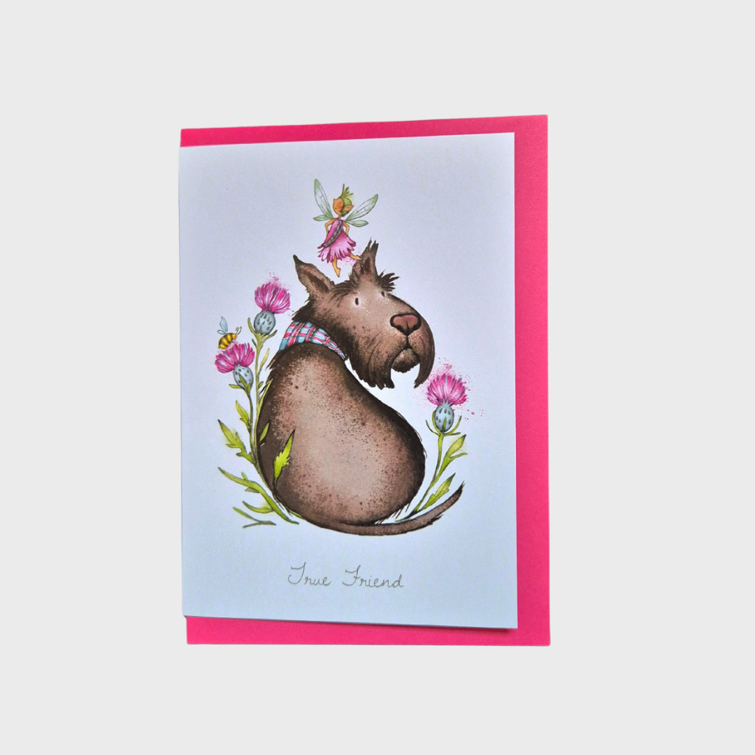 True Friend Flower Fairy Greeting Card