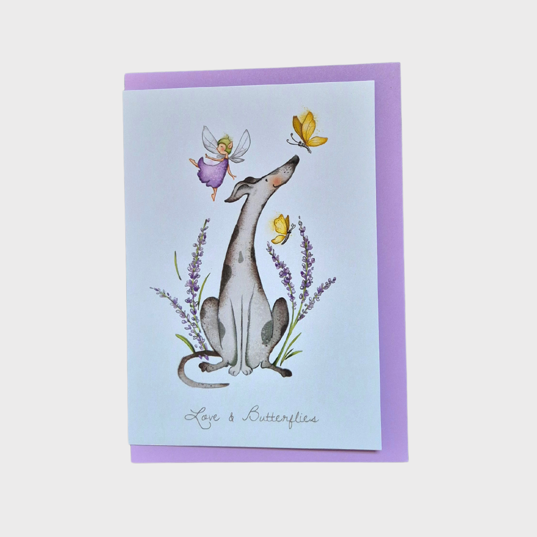 Love & Butterflies Flower Fairy Greeting Card