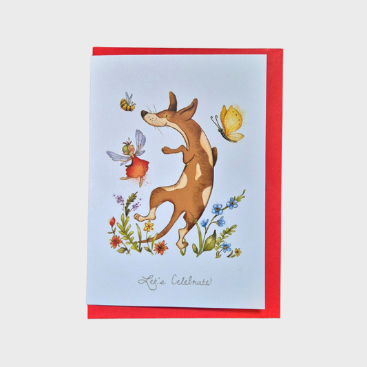 Let's Celebrate Flower Fairy Greeting Card
