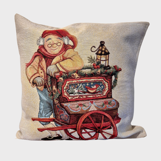 Festive Music Box Cushion Cover