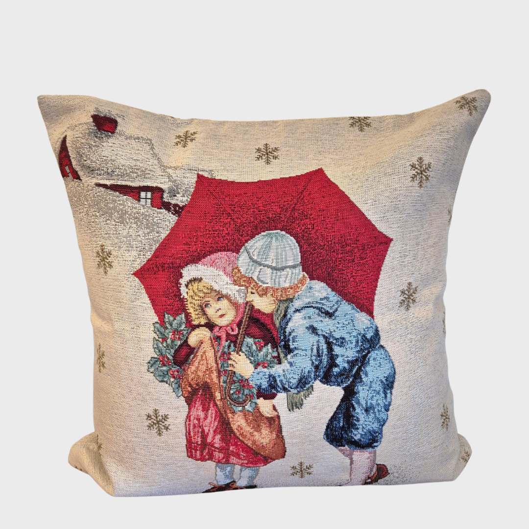 Under the umbrella Christmas Cushion Cover