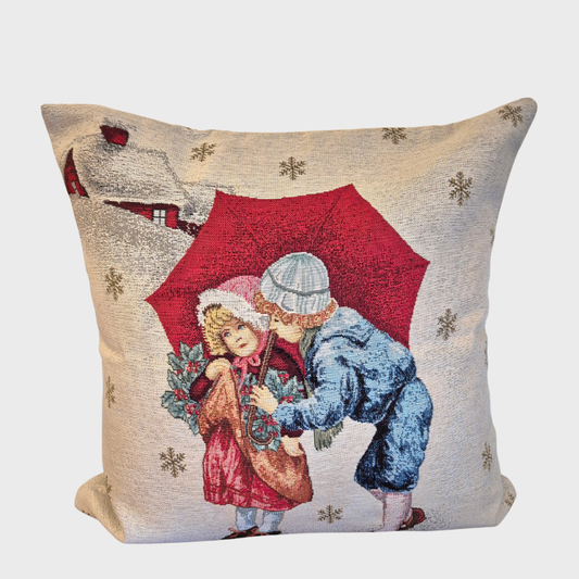 Under the umbrella Christmas Cushion Cover