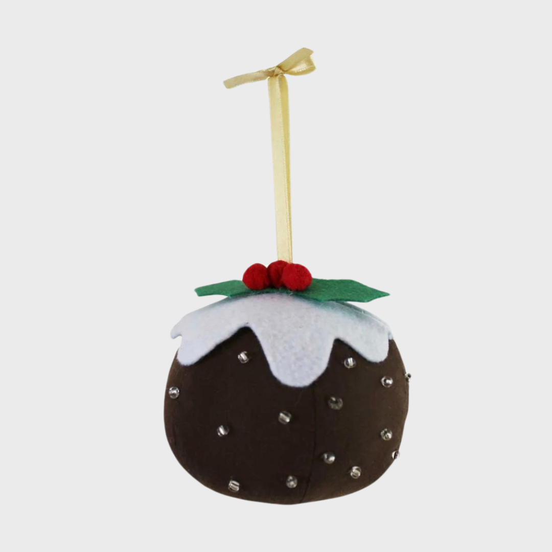 Christmas Pudding Hanging Decoration Lavender Filled